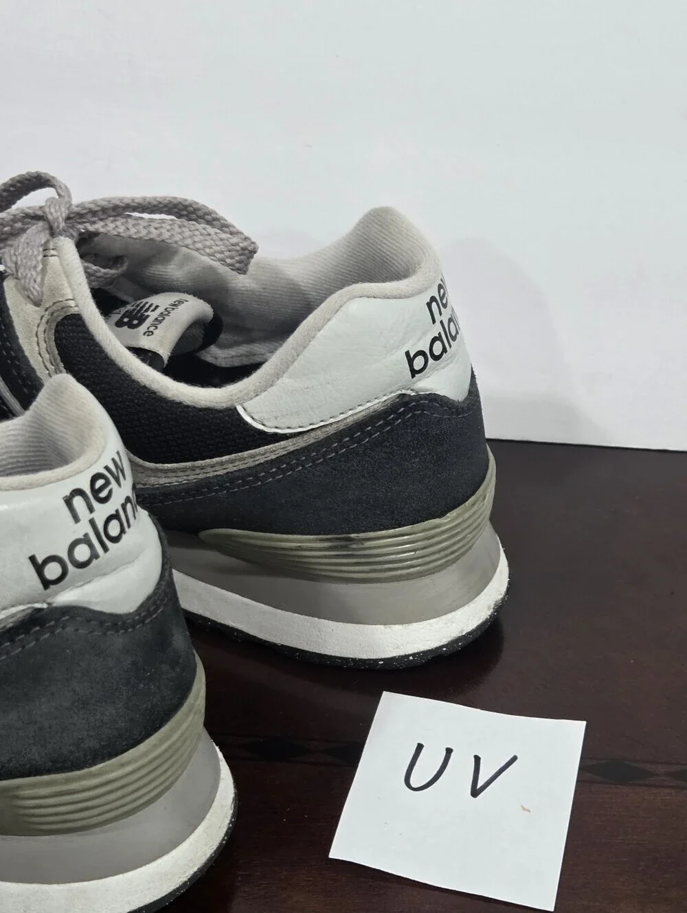 New Balance Classic 574 Black and Gray Women's Classic Sneaker Sz.8